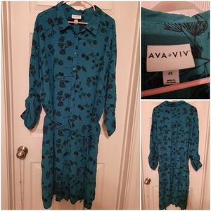 Ava & viv collar dress